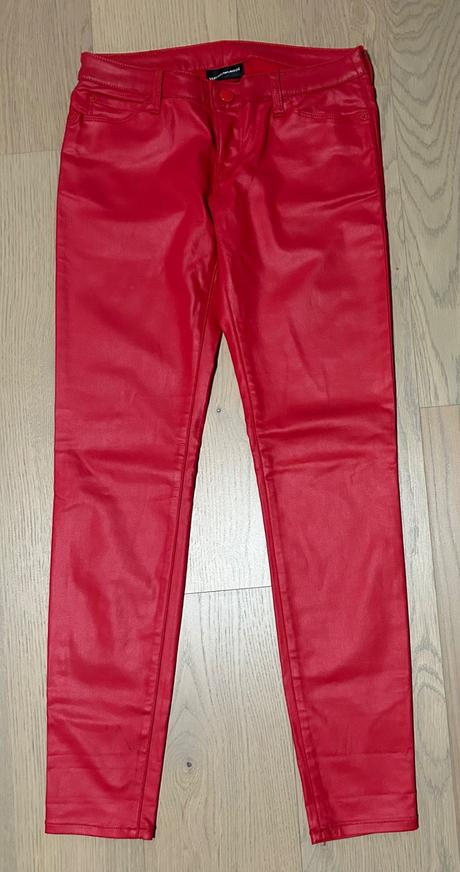 Emporio armani w28 červené nohavice, armani,28