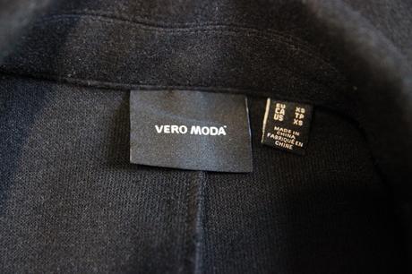 Čierna kabátová vesta, vero moda, vero moda,xs