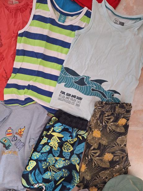 Tricka, kratase, pyzama, tielka - balik 110 - 116, 104–116