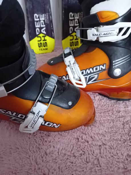 Lyžiarky a lyže, salomon,120-129 cm