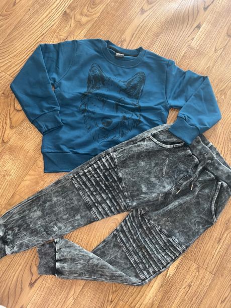 Komplet gate + mikina, 104 - 140