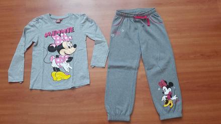 Teplaky hrubsie+triceno 128-134, disney,128