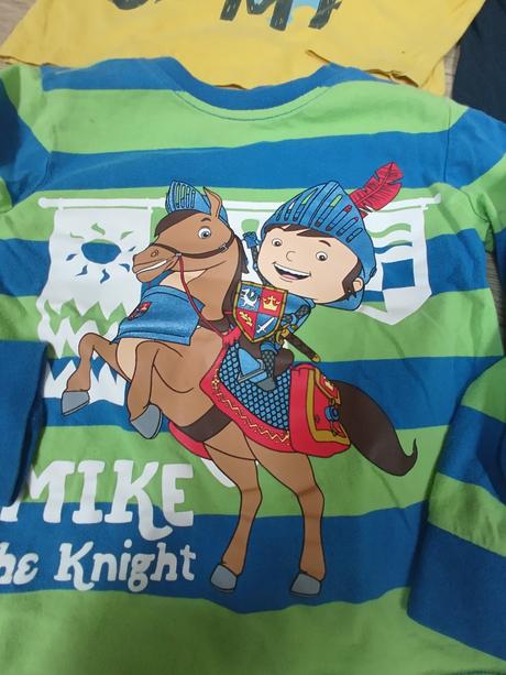 Tričká dlhý rukáv 4ks, f&f,104