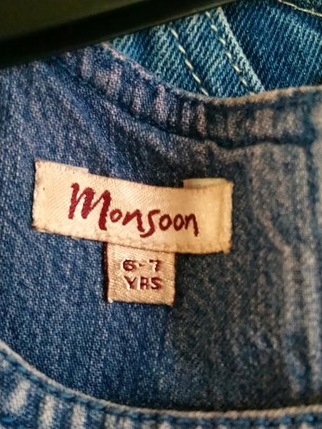 Riflová šatová sukňa, monsoon, monsoon,116