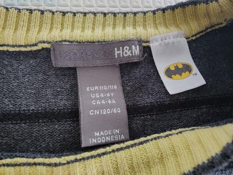 H&m pulóver batman, h&m,110
