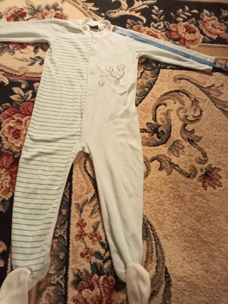 Zamatový overal resp. pyžamko, lupilu,86