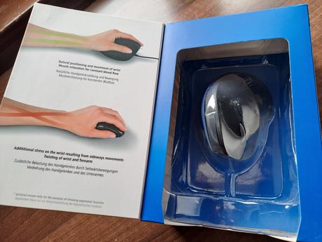 Ergonomická myš pre ľavákov - nová, hama