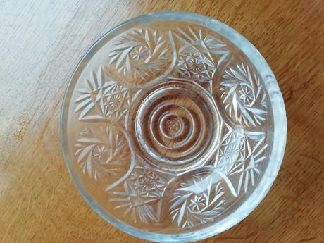 Sklenené kompotové misky, 