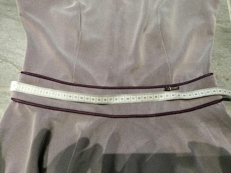 Fialové šaty chanty ako chantall v38, kolová sukňa, 38