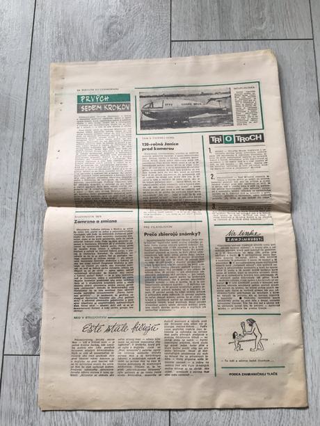 Stare noviny nedelna pravda 14, 5.4. 1974, 