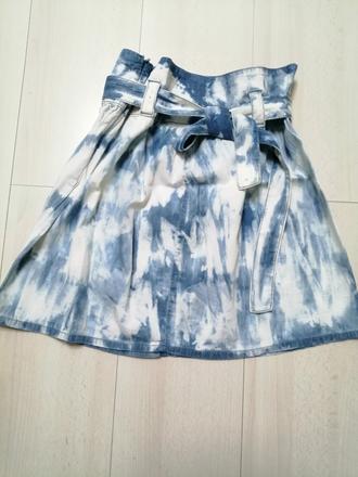 Sukňa pre dievčatka modro biela vel. 34, denim,34