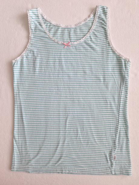 Tielko pásikované bledomodré, next,152