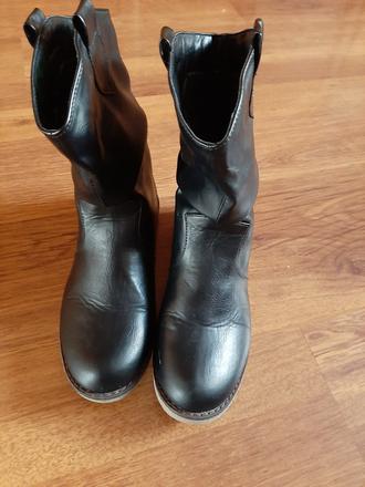 Čierne zimné čižmičky, 36