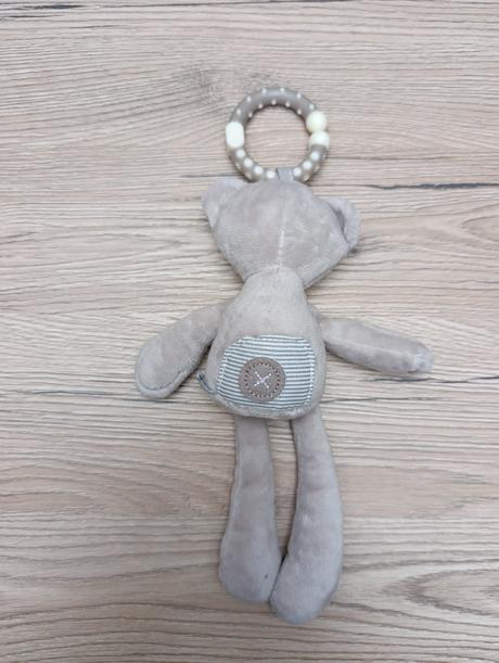 Plyšová hrkálka zajko alebo macko, 