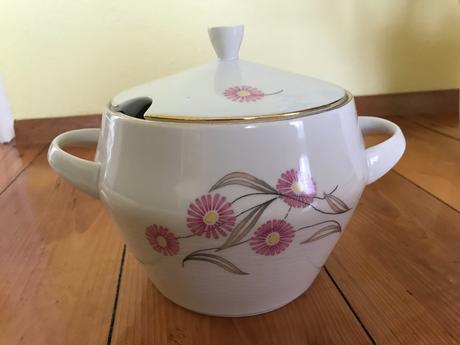 Polievková porcelánová misa - retro,