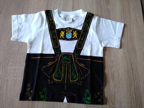 Tričko na štýl bavorského kroja,