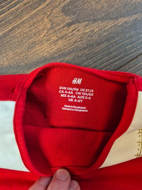 Šaty h&m medovníček/ vianoce, h&m,110