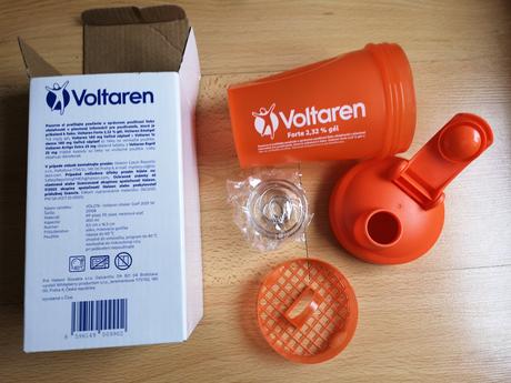 Oranžový plastový shaker/šejker, 