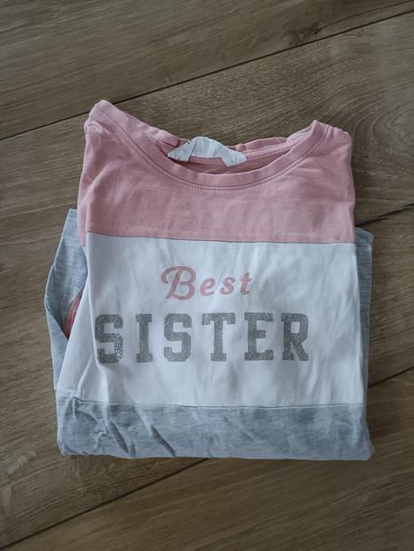 Tričko best sister, h&m,116