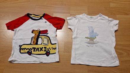 Tričká s krátkym rukávom, benetton,74