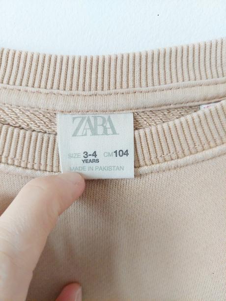 Béžová mikina zara, zara,104