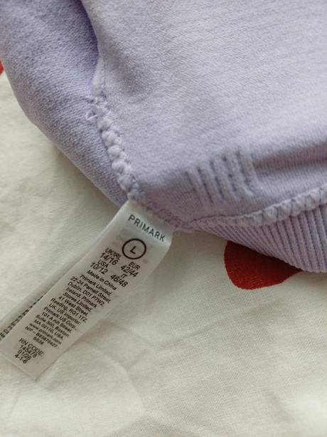 2ks podprsenka bez kostíc,biela a lilac, primark,l