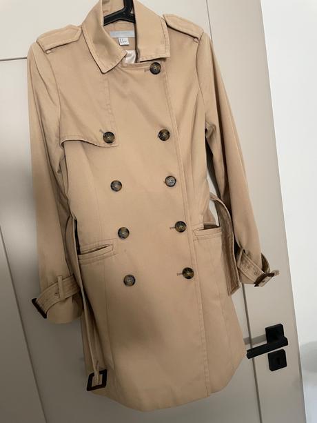 Jesenný kabát, h&m,s