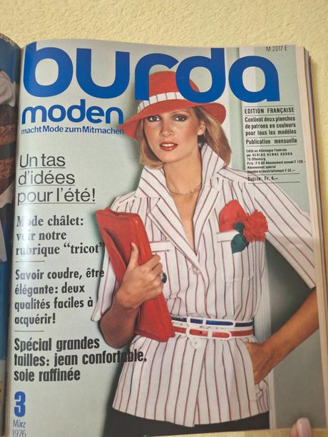Zväzok retro burdy 1976 (1. polrok, čísla 1-6 ), 