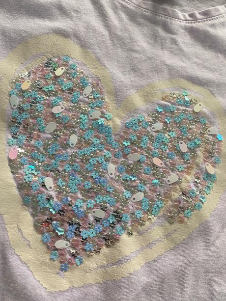 Tričko so srdiečkom, dopodopo,128