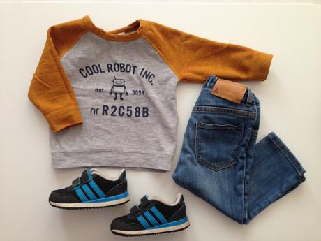 Tenší horčicový pulóvrik, h&m,68