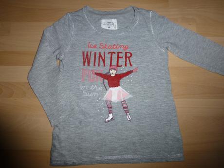Tričko s 3d aplikáciou korčuliarky, h&m,92