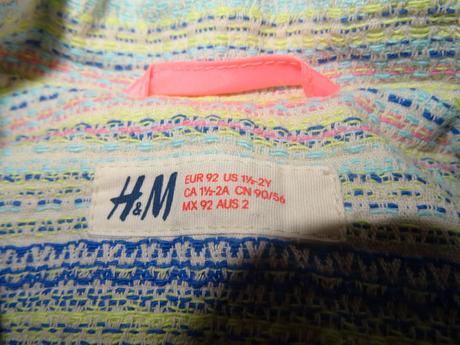 Kabátik krátky, h&m,92