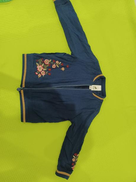 Bunda s výšivkou, palomino,98