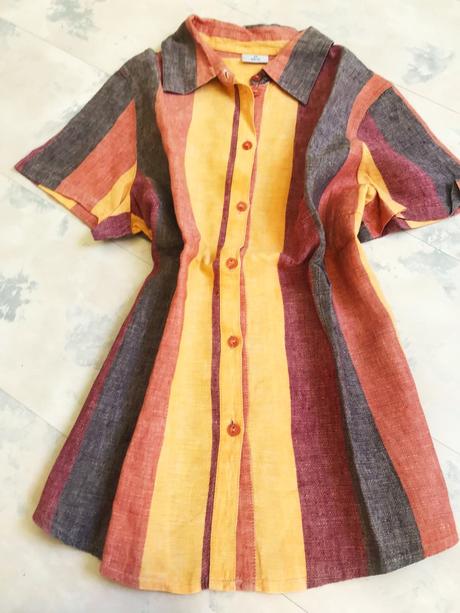 Ľanová košeľa m/l, marks & spencer,40