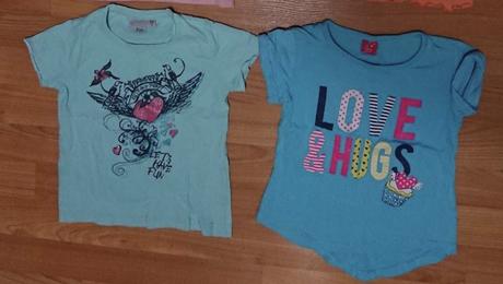 Dievcenske bavlnene letne tricka 3kusy, 98