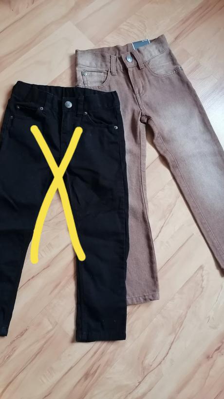 Hnedé nohavice - rifle - 98, 98