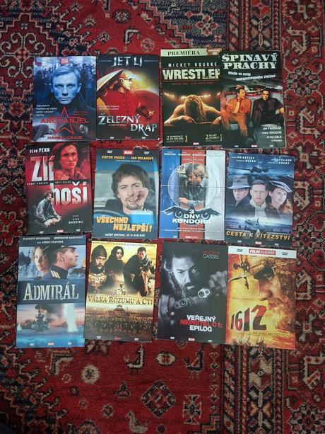 Predám dvd filmy rôzne vid foto cena 0,50/kus, 