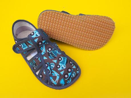 Detské barefoot papučky beda trucks sandálkové, beda,22 - 35