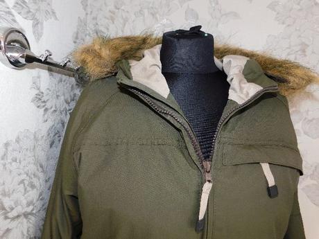 Damska kvalitna zimna bunda s kapucnou, george,38
