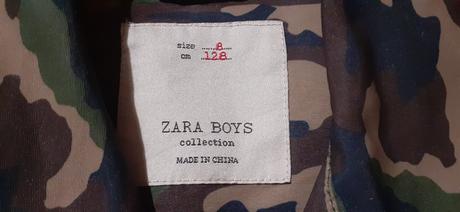 Zara maskáčová bundička 8 rokov, zara,128