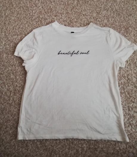 Biele tricko, h&m,xs