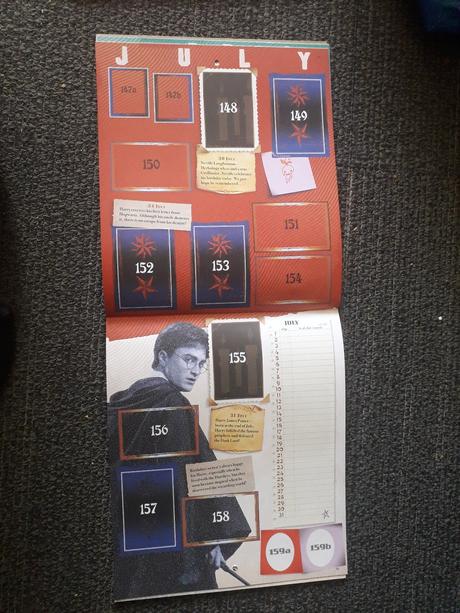 Harry potter nálepkový album kalendár, 