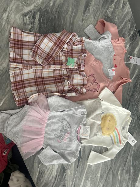 Oblečenie pre dievčatko mix, 68–80 / 86–98