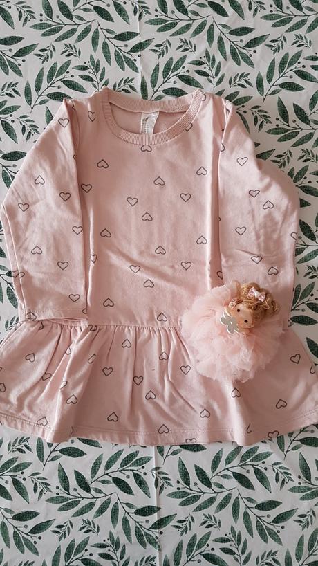 Mikinkové šatičky, h&m,92