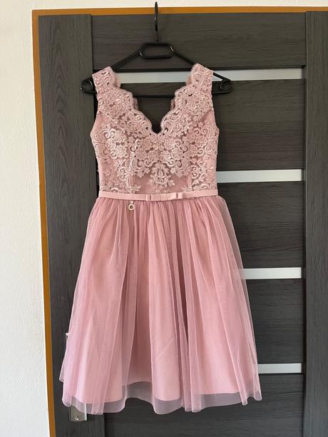 Ružové šaty, xs