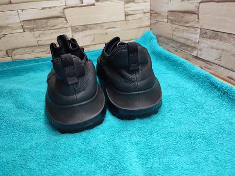 Ecco 44 - pánske kožené čierne topánky, ecco,44