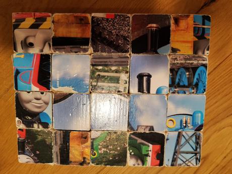 Vláčik tomáš kocky a samonaťahovací vláčik,