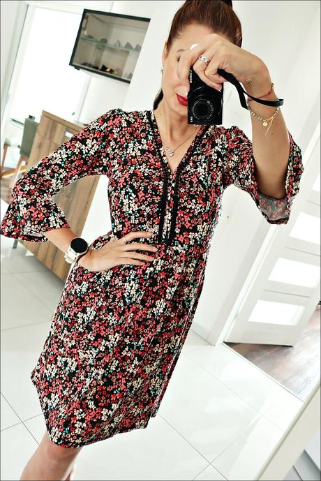 Kvetinové letné šaty, f&f,34