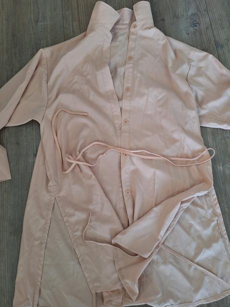 Oversize bluzka beige, s