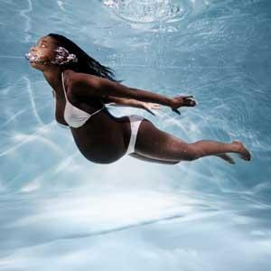 Fotenie tehotných vo vode